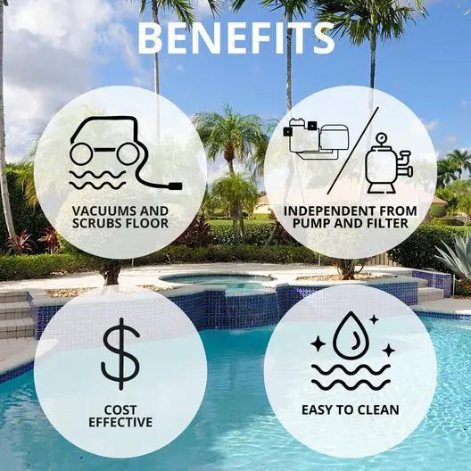 Dolphin - S400 Robotic Pool Cleaner With MyDolphin Plus App Control and Caddy by Duckies Pool Supply