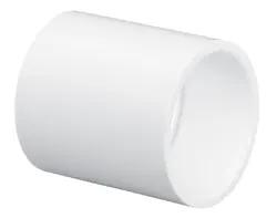 Coupling, 4" Slip White PVC Schedule 40 by Lasco