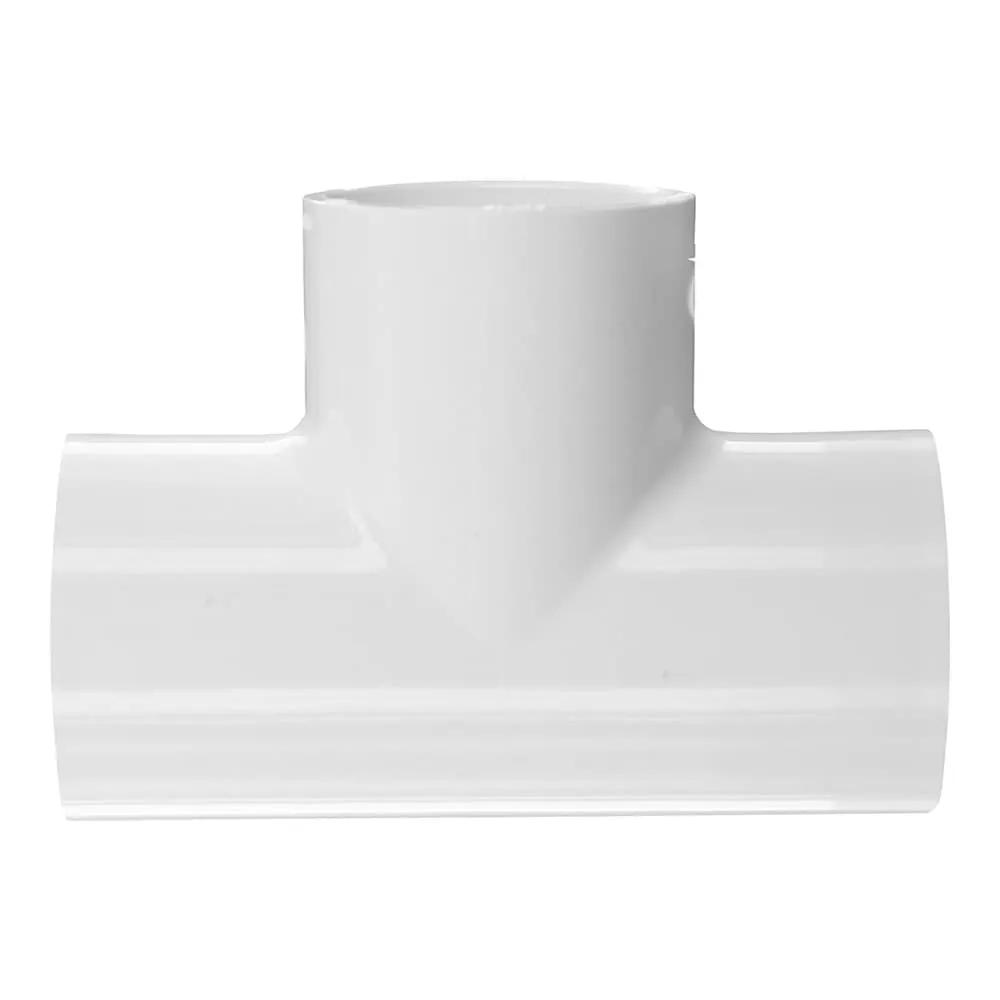 Tee, 1-1/2" Slip White PVC Schedule 40 by Lasco