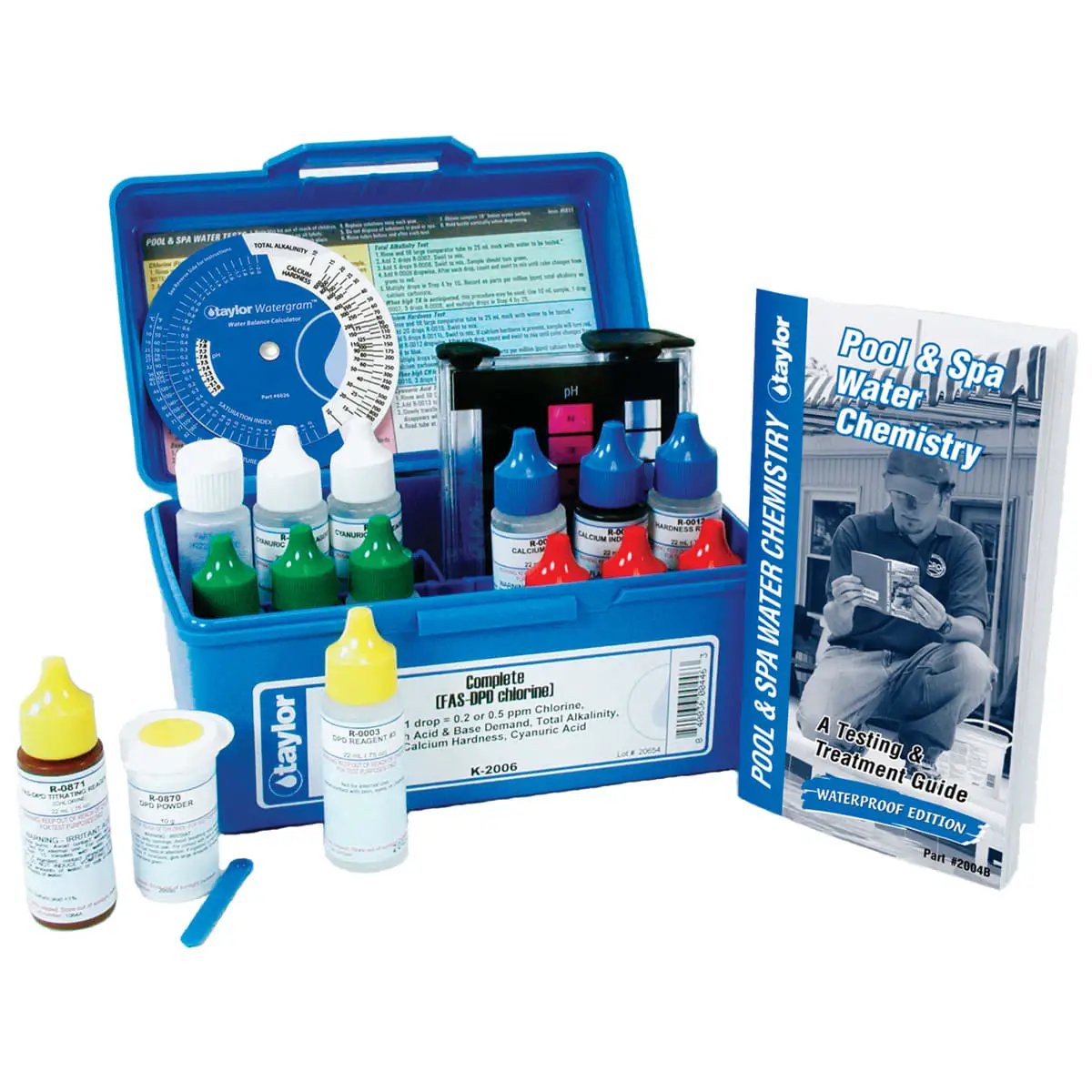 Taylor Complete FAS-DPD Chlorine Test Kit, .75 oz, 6/Pack | K-2006-6 by Taylor