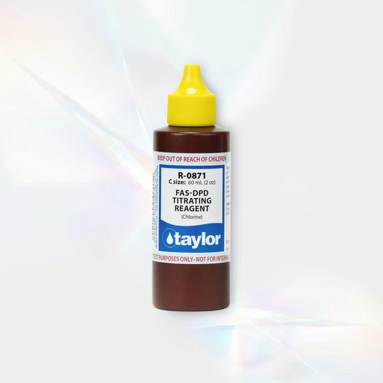 Taylor Fas-Dpd Titrating Reagent, For Chlorine, 2 Ounce | R-0871-C-12 by Taylor