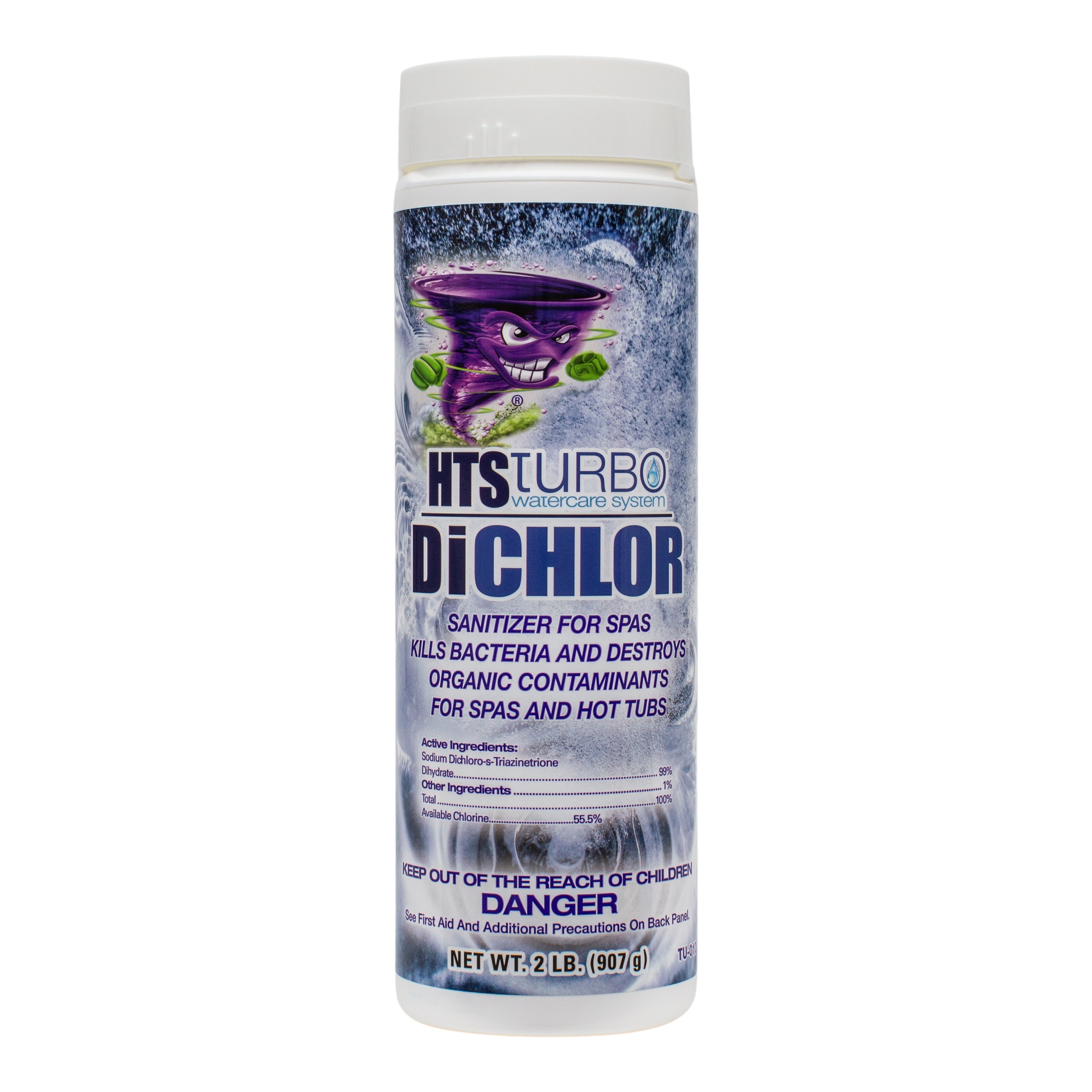 Serum HTS Turbo Dichlor Spa Sanitizer With Fifty Six Percent Available Chlorine by Serum