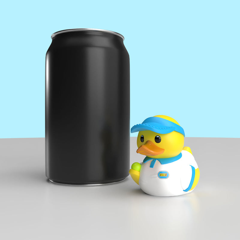 Mini Tennis TUBBZ Duck With Visor Ready For Court Play