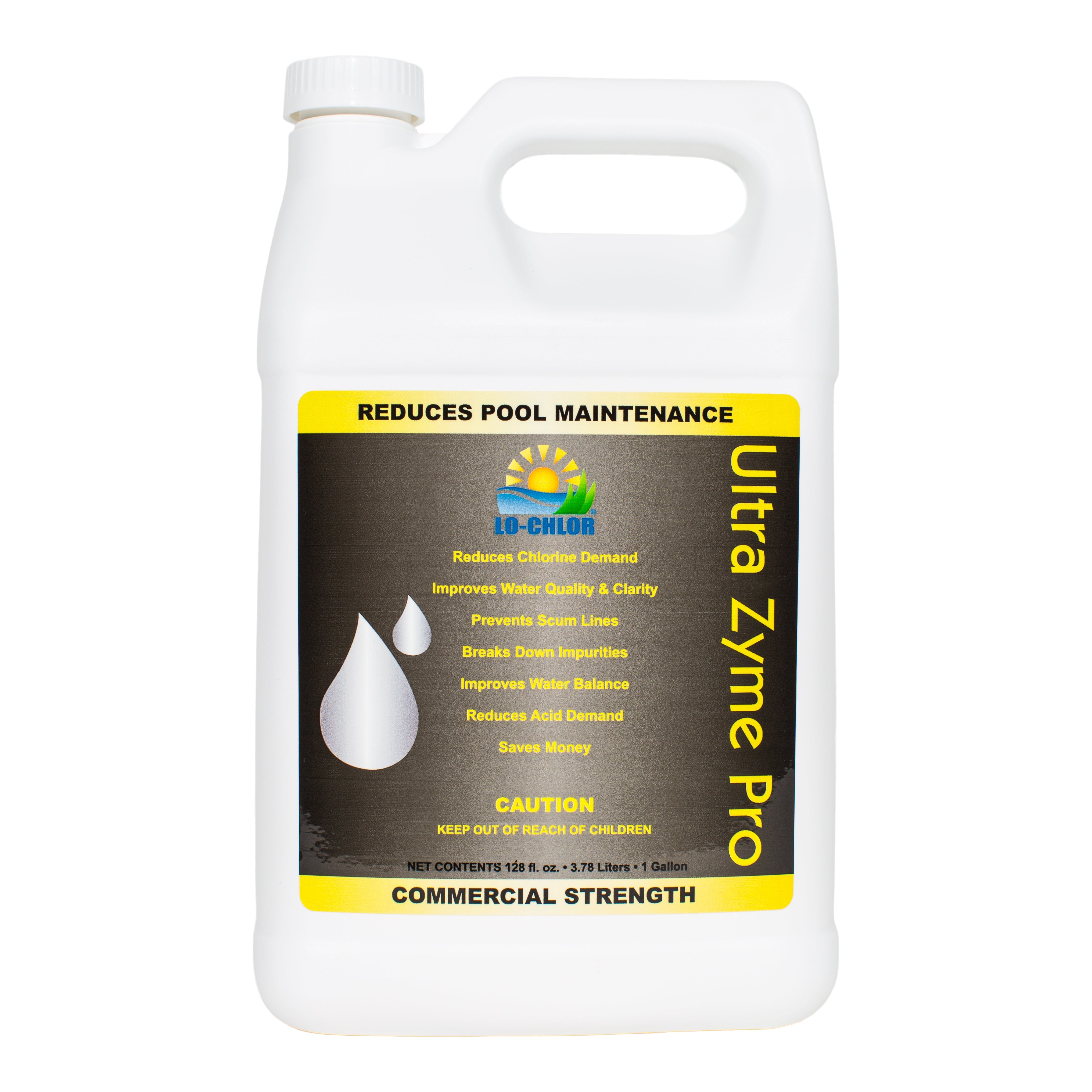 Lo-Chlor Ultra Zyme Pro Commercial Strength Hard Water Treatment for Pools