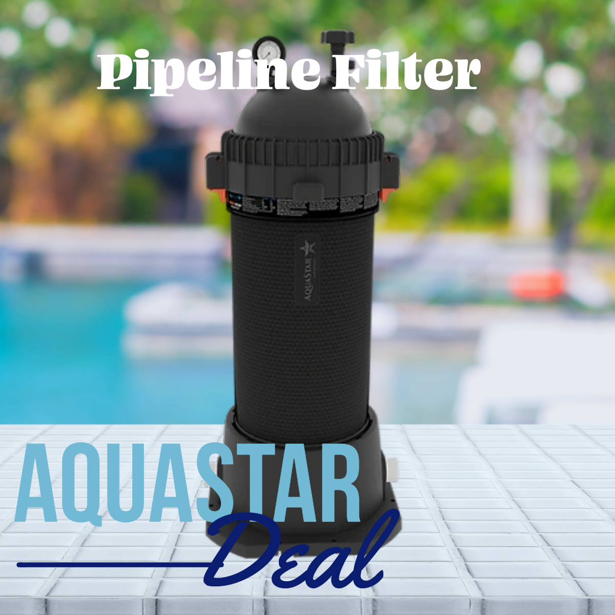 Aquastar Pipeline Filter PLF35000 35000 Gallon Pool Filter