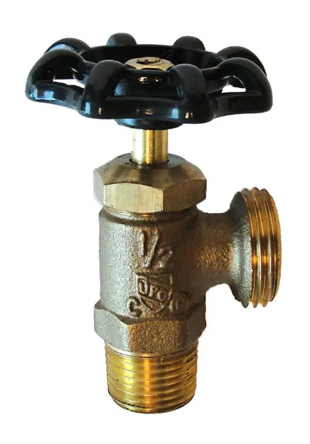 Boiler Drain, Hose x MIP/Solder 205F Series Full Flow Angle Spout by AmericanGranby