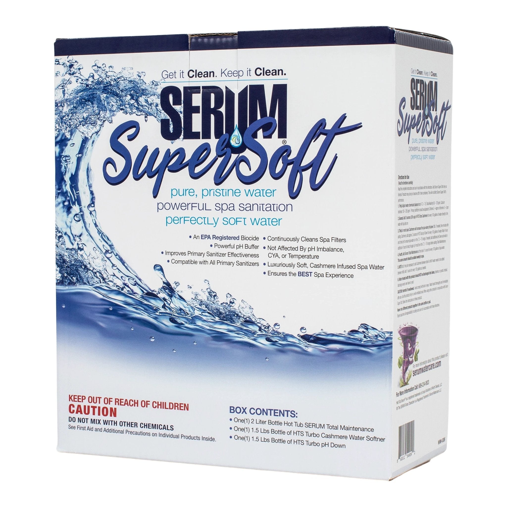 Serum SuperSoft Spa Start Up Kit For Water Softening And PH Balance by Serum