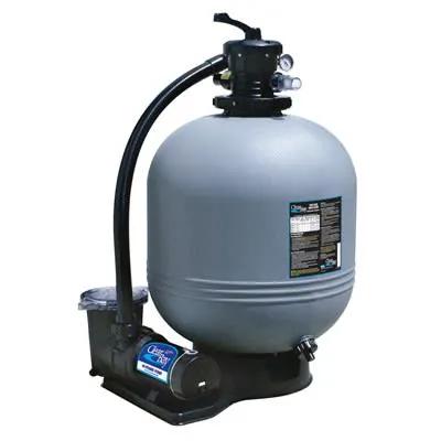 22" Oval Sand Filter System 1.00 Thp, 2-Speed Hi-Flo Ii, Side Discharge, With 3' Nema Cord | 522-5347-6S by Waterway