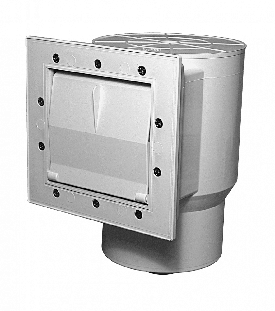 Waterway Flo-Pro II Skimmer, Short Throat with Return, White, Aboveground |560-C0C60S by Waterway