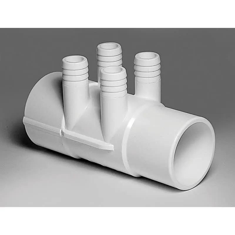 Waterway Manifold 4-Port 2" Slip x 2" Spigot x 3/4" Barb | 6727140 by Waterway