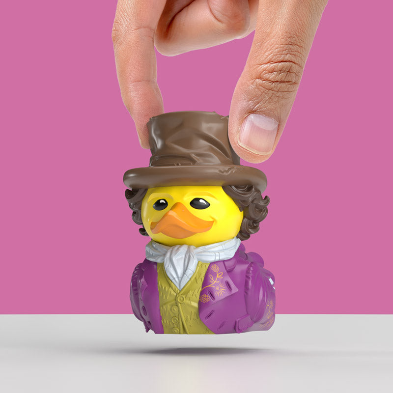 Willy Wonka TUBBZ Mini Edition Collectible Duck Figure With Top Hat