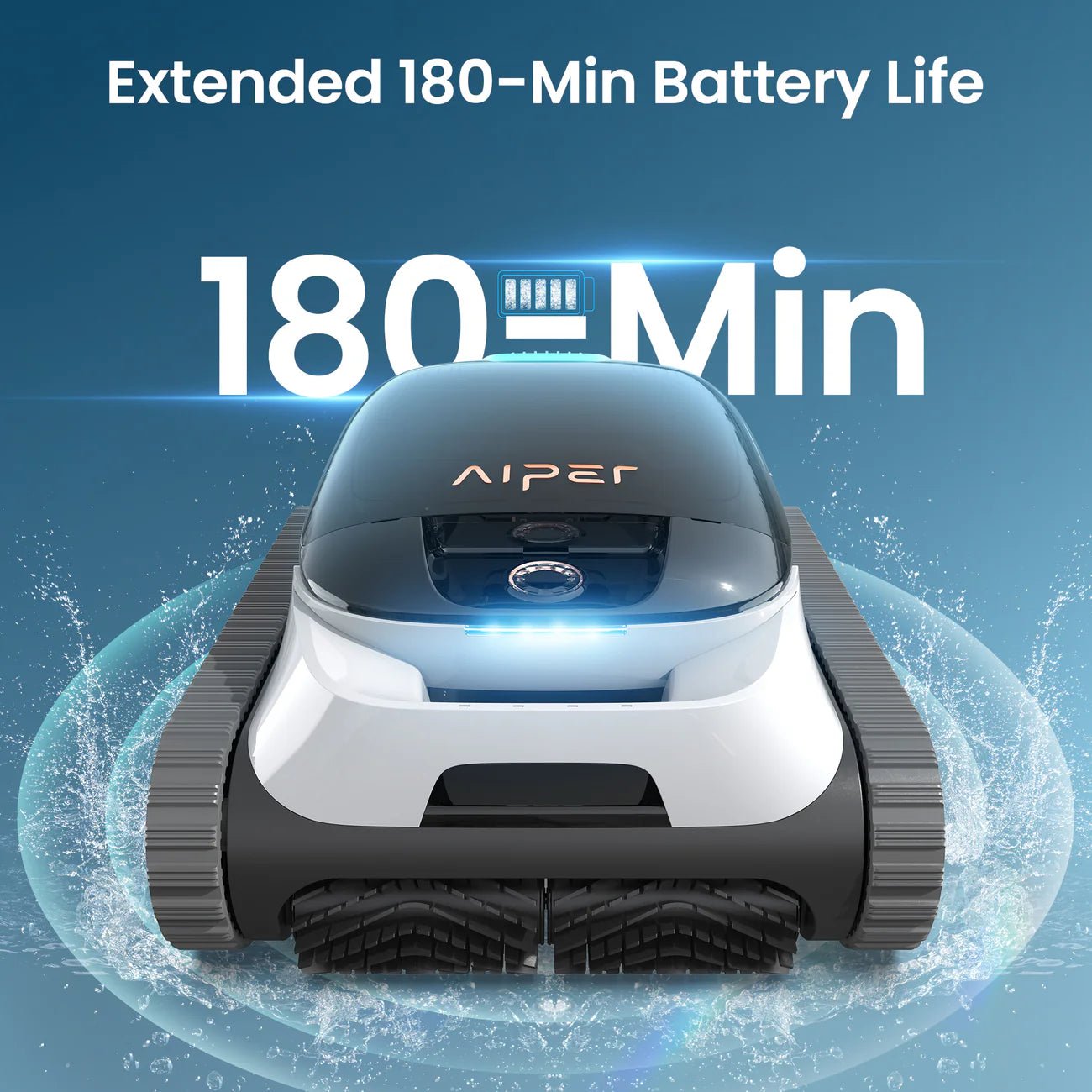 Aiper Scuba P1 Cordless Robotic Pool Cleaner With WavePath Navigation