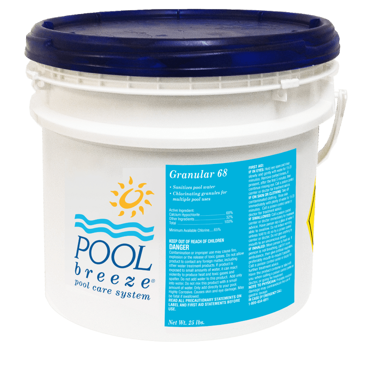 Pool Breeze Granular 68 Cal Hypo 25 lb Pail