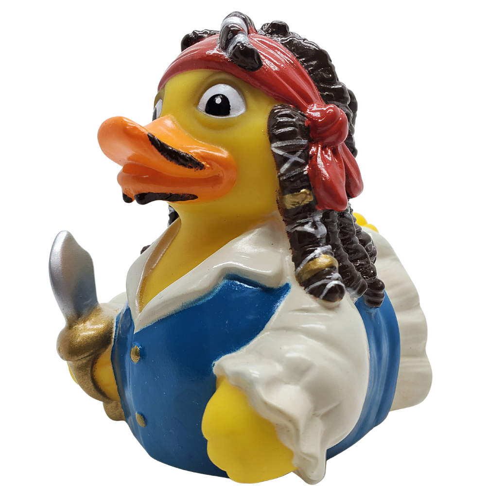 Captain Quack Mallard Pirate of the Quackibeean CelebriDucks Rubber Duck