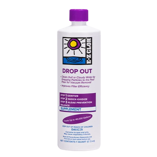 EZ-CLOR Drop Out Pool Clarifier for Cloudy Water 1 Qt