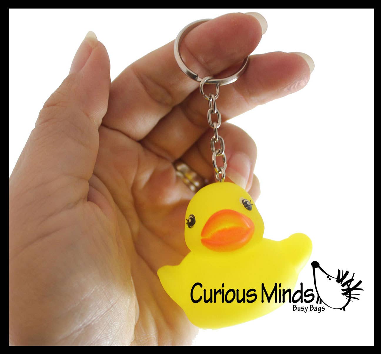 Mini Rubber Ducky Keychain