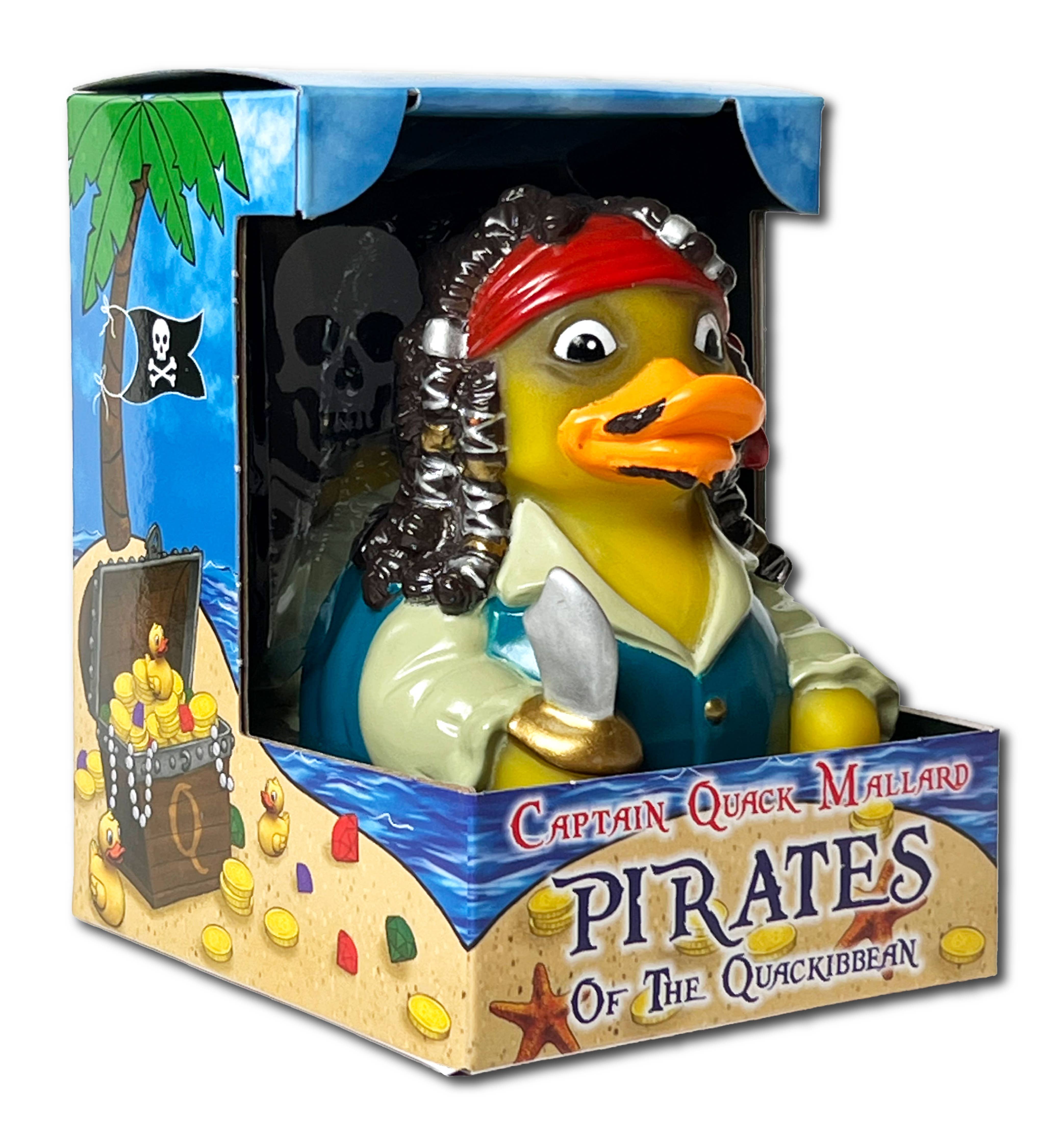 Captain Quack Mallard Pirate of the Quackibeean CelebriDucks Rubber Duck