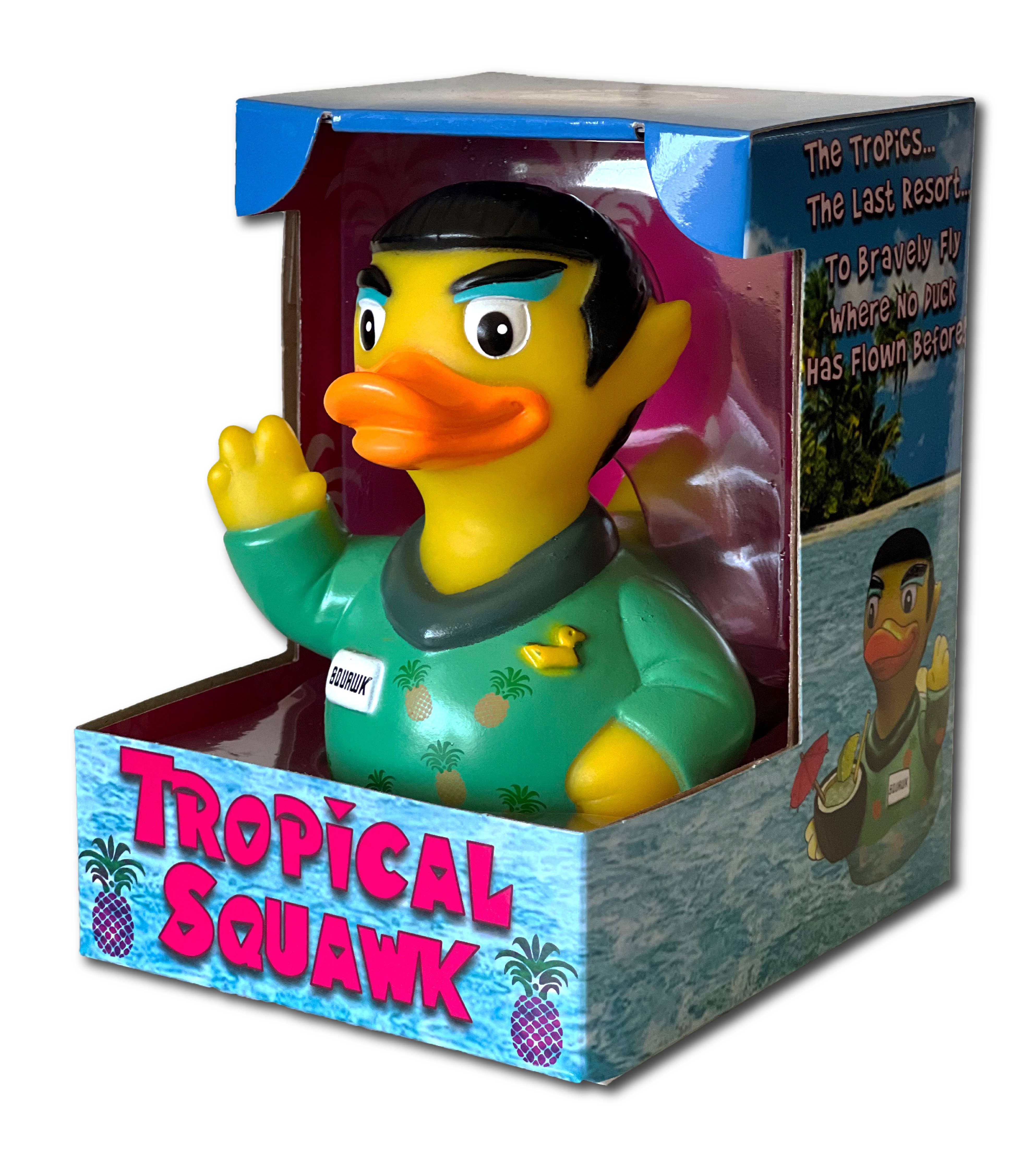 CelebriDucks Tropical Squawk Rubber Duck Collectible Gift