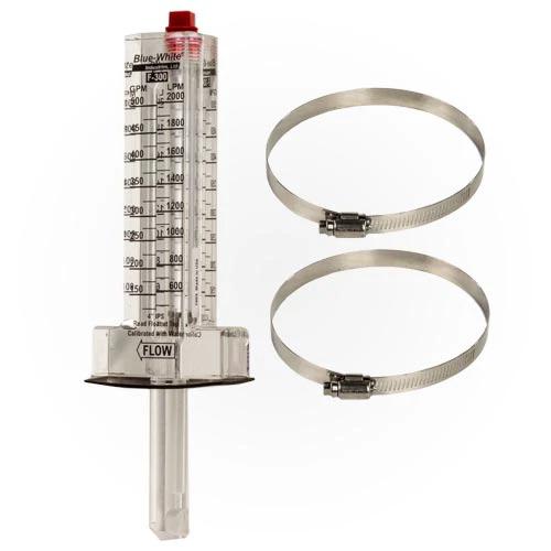 Blue-White Flow Meter F-30400P - 4" Pipe by Blue-White