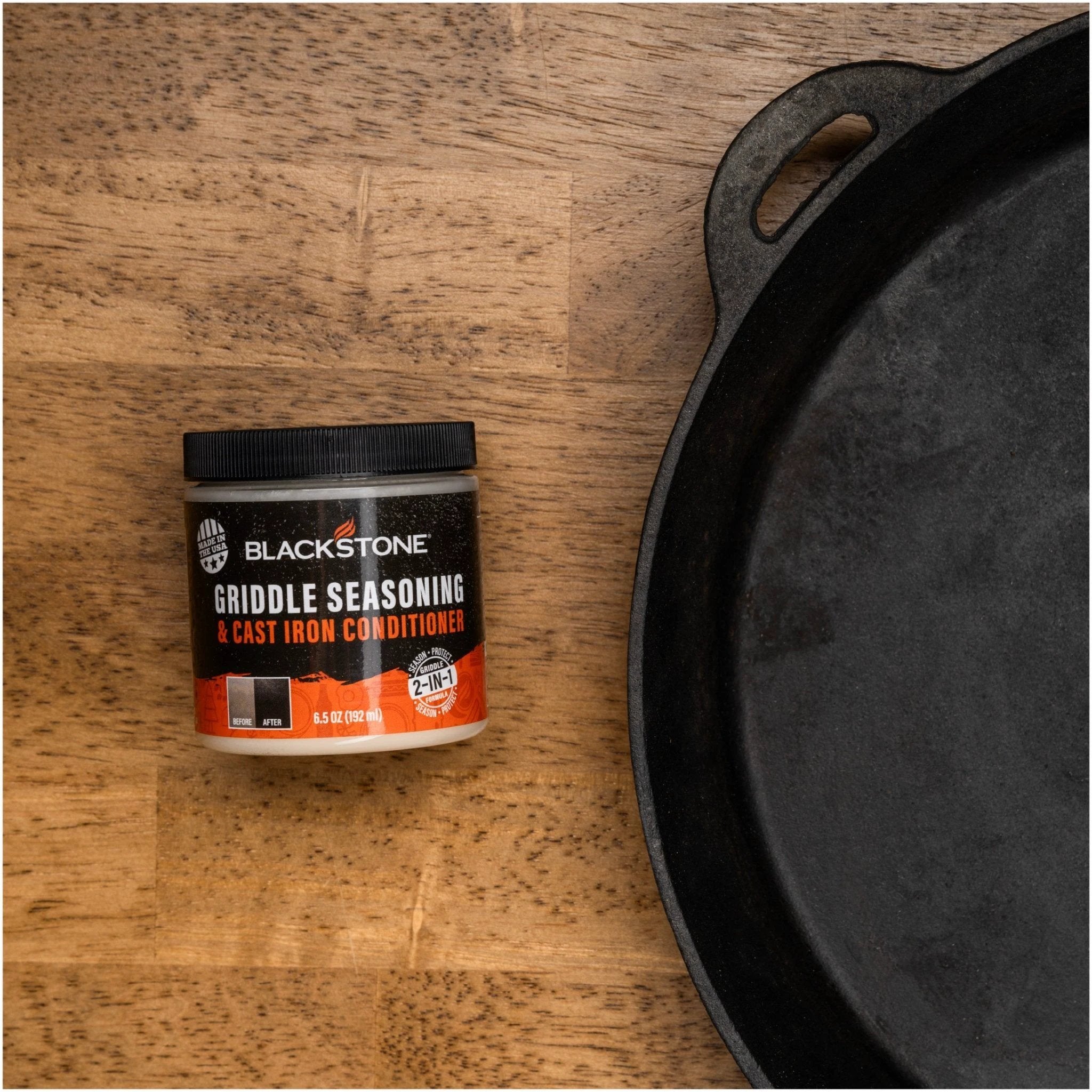 Griddle Seasoning & Cast Iron Conditioner (6.5 oz) by Blackstone Products
