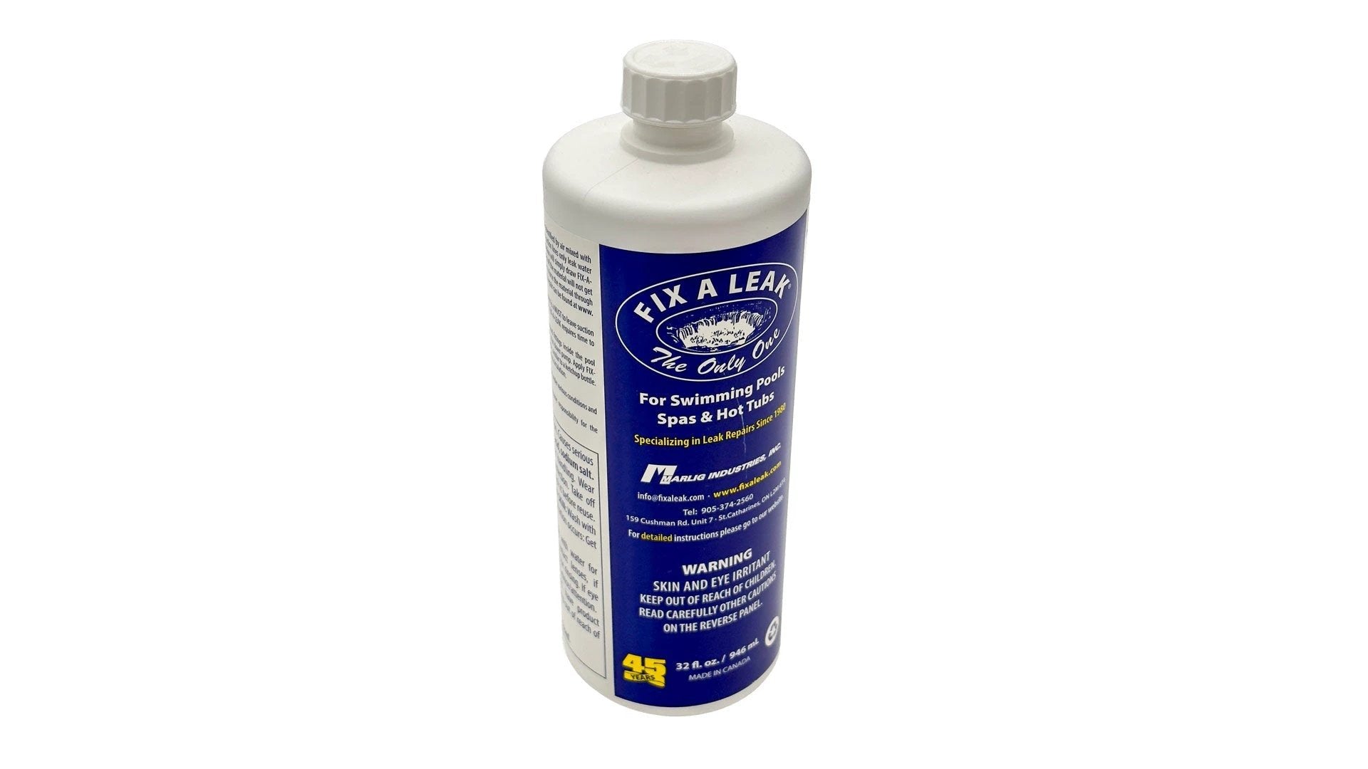 Fix-A-Leak by Marlig for Swimming Pool Spa Hot Tub Leaks 32 oz | FAL32 by Marlig