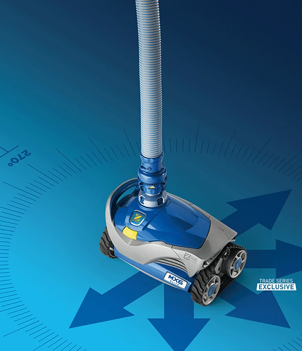 Zodiac MX6 Elite Suction Pool Cleaner, Advanced Twist Lock Hose, X-Drive Technology w/ X-Trax | MX6EL by Duckies Pool Supply