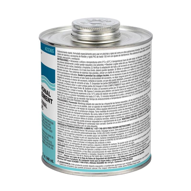 Oatey 32 Oz Pooltite Blue Glue Pipe Cement, 2336S by Oatey