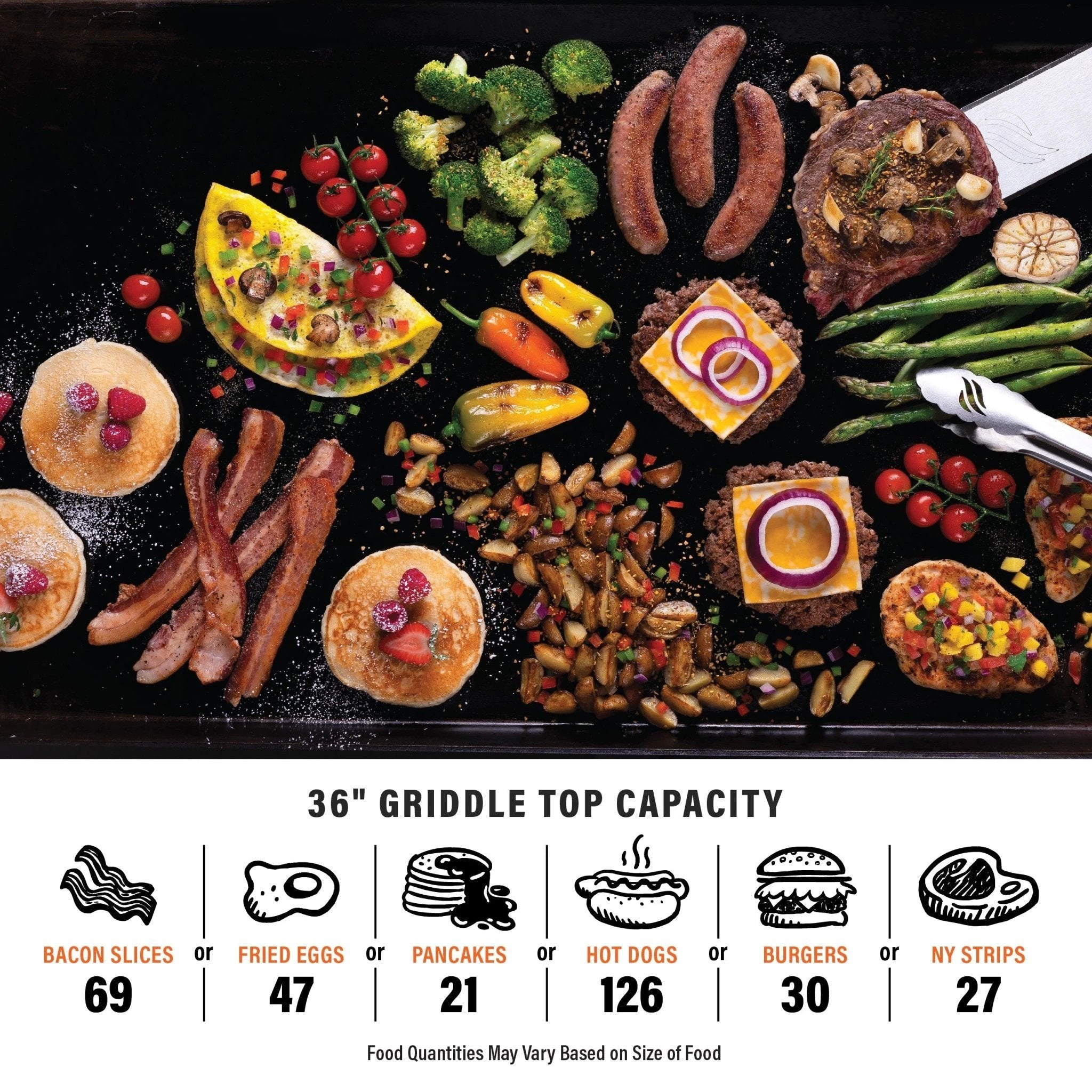 Original 36” Griddle with Hood (Natural Gas) by Blackstone Products