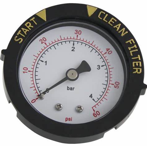 Swimables Back Mount Pressure Gauge SW-25-059 - Duckies Pool Supply