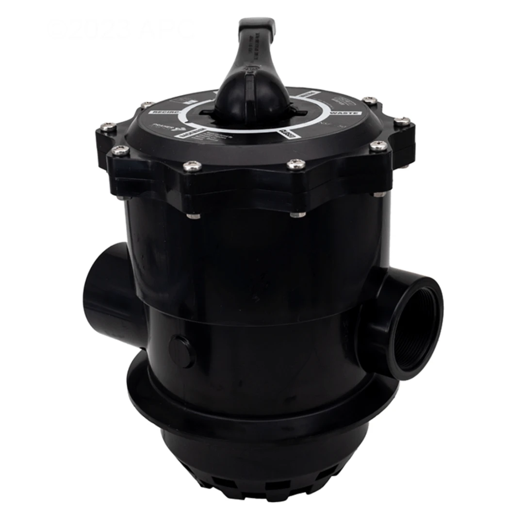 Praher TM-22-PB ABS Clamp-Down Top Mount Multiport Valve by Duckies Pool Supply