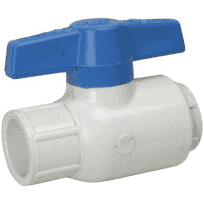 Spears 3/4" PVC Schedule 40 Solvent Weld Ball Valve, 2622-007 by Spears Manufacturing