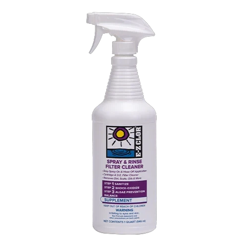 EZ-CLOR - SPARY & RINSE FILTER CLEANER - 1 QT by EZ-CLOR