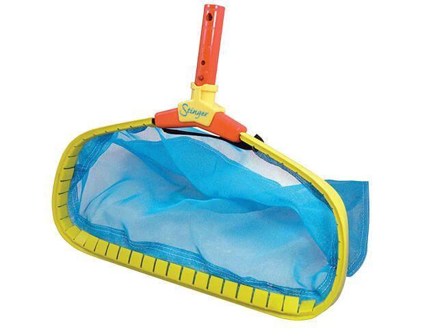 Stinger 18" Regular Mesh Leaf Rake – Heavy-Duty Net by OREQ CORPORATION