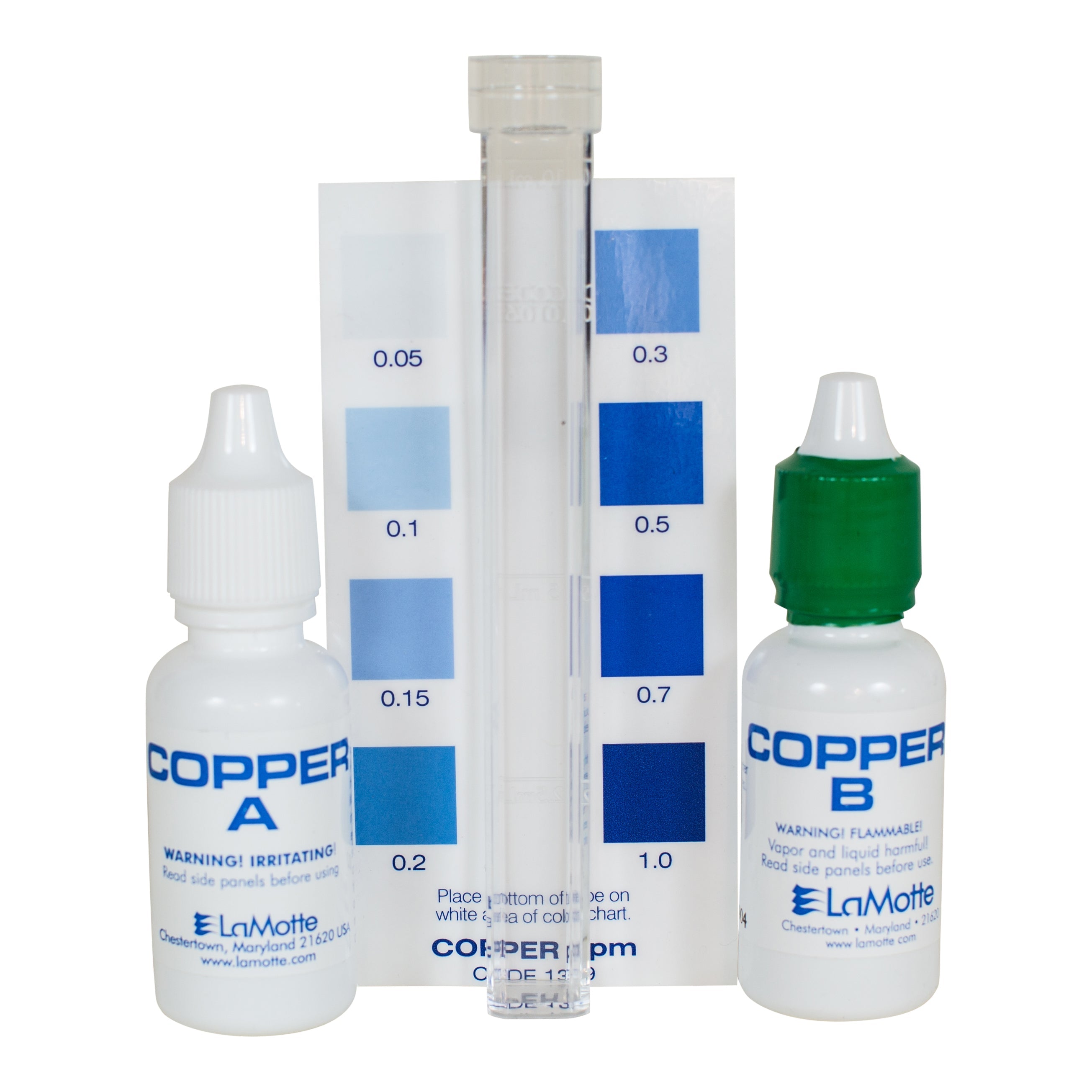 Pristine Blue Mini Test Kit for Accurate Water Level Measurement