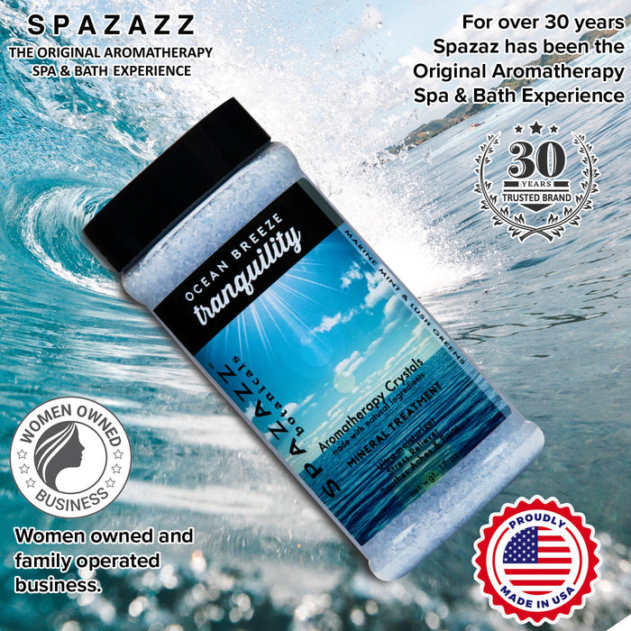 Spazazz Ocean Breeze Tranquility Spa Bath Aromatherapy